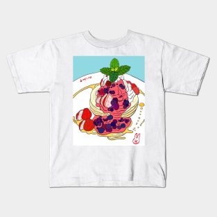 Strawberry Pancakes Kids T-Shirt